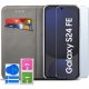 krainaGSM ETUI SKÓRZANE do Samsung Galaxy S24 FE MAGNETYCZNE BOOK CASE TOKRA SZKŁO 9H 2