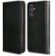Etui do Samsung Galaxy S24 FE SKÓRZANE PORTFEL MAGNETYCZNE + SZKŁO 9H 1