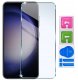 Etui z klapką do Samsung S24 Zamykane Czarne Futerał + Szkło 9H 9