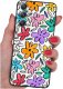 ETUI do Samsung Galaxy S24+ Plus WZORY |SILIKONOWE MATT CASE + SZKŁO 9H 1