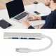 Adapter 4w1 HUB USB-C USB 2.0 10