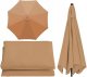 Poszycie parasola ogrodowego 8 ramion 300cm khaki 12