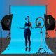 2x LAMPY STUDYJNE PULUZ SOFTBOX 50x70 cm ŻARÓWKI LED 5