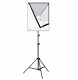 2x LAMPY STUDYJNE PULUZ SOFTBOX 50x70 cm ŻARÓWKI LED 10