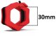 Zaciski Szczękowy na gryf sztangę 30 mm zaciski JAW LOCK zestaw 2 szt czerwone 2
