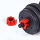 Zaciski Szczękowy na gryf sztangę 30 mm zaciski JAW LOCK zestaw 2 szt czerwone 4