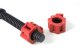 Zaciski Szczękowy na gryf sztangę 30 mm zaciski JAW LOCK zestaw 2 szt czerwone 7