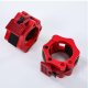 Zaciski Szczękowy na gryf sztangę 30 mm zaciski JAW LOCK zestaw 2 szt czerwone 8