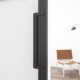 Drzwi przesuwne 90 Loft 8S szklane stalowe czarne z szybami od ręki 4