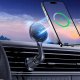 Uchwyt samochodowy Wozinsky WCT5-6S4Y z ładowarką indukcyjną Qi/MagSafe 15W na kratkę nawiewu - czarny 4