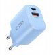 Ładowarka sieciowa Tech-Protect NCA30 USB-A, USB-C Network Charger PD 30W / QC3.0 Baby Blue 2