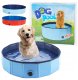 BASEN OGRODOWY SKŁADANY DLA PSA 80X30CM NIEBIESKI MAXXPRO 1