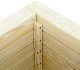 Drewniana donica bielona ozdobna 470X470X390 4
