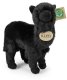 MASKOTKA PLUSZOWA MAŁA LAMA CZARNA REALISTYCZNA, ECO Pluszak Rappa, 23 cm 1