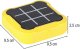 Kółko krzyżyk gra elektroniczna logiczna tic tac toe konsola przenośna żółta Kik Sp. z o. o. Sp. k. 9