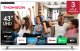 TV SET LCD 43" QLED 4K/WHITE 43UG4S14W THOMSON 1