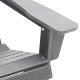 vidaXL Krzesła Adirondack z podnóżkami, 2 szt. jasnoszare z HDPE 6