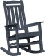 vidaXL Krzesła bujane , 2 sztuki, granatowe, wymiary 70x92x107,5 cm, materiały: HDPE 4
