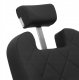 Activeshop Gabbiano Fotel barberski Bruno czarny z czarną ramą 12