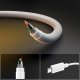 Spigen BIAŁY KABEL SPIGEN USB C 2M SZYBKIE ŁADOWANIE, Odporny, Wytrzymały, PD 60W 6