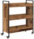 vidaXL Wózek Kuchenny Stare drewno 70 x 30 x 82 cm 2