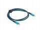 Kabel USB Lanberg USB-C - USB-C 0.5 m Czarno-niebieski (CA-CMCM-44CU-0005-BK) 5