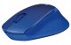 Mysz Bezprzewodowa Logitech M330 Silent Plus Niebieska 1000 DPI USB 2,4GHz 3