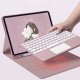 Etui z klawiaturą Bluetooth touchpad do iPad Pro 13 Gen5 (Różowe) 6