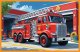 Trefl Puzzle Rodzina Treflików - Wóz strażacki i karetka 2x24 elementy (34447) 2