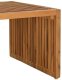 vidaXL Boczny stół do ogrodu 90 x 49,7 x 36 cm z drewna tekowego 8