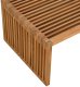vidaXL Boczny stół do ogrodu 90 x 49,7 x 36 cm z drewna tekowego 9