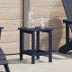 vidaXL Stolik boczny Adirondack granatowy 38 x 38 x 46 cm z HDPE 1