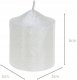 Świeca dekoracyjna metaliczna błyszcząca ze wzorem 5x6cm 2