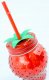 Szklany kubek z zakrętką i słomką 400ml Idealny do koktajli i smoothie 2