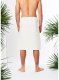 Kilt męski do sauny z gumką 100% bawełna OEKO-TEX Standard YEYE Made in Nature Biały XL 5