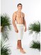 Kilt męski do sauny z gumką 100% bawełna OEKO-TEX Standard YEYE Made in Nature Biały XL 7