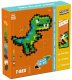 Plus Plus PLUS-PLUS PUZZLE BY NUMBER T-REX - 250 ELEMENTÓW 1