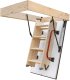 Drewniane schody strychowe EXTRA 112X70 46 mm w zestawie z wkrętami do betonu 9