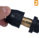 MINI LANCA 10CM Z DYSZĄ PŁASKO-STRUMIENIOWĄ DO MYJEK MYJKI KARCHER K2-K7 5