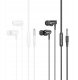 Słuchawki Hoco Słuchawki przewodowe douszne Jack 3,5 mm M112 białe 3