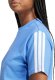 Koszulka damska adidas Essentials 3-Stripes Cotton jasnoniebieska JV7361 XS 6
