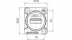 Roxtone Gniazdo tablicowe USB 3.0 RAU3D-B 6