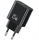 Ładowarka sieciowa 25W 1xUSB-C 1xUSB-A Fast Charging Czarna 1