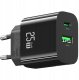 Ładowarka sieciowa 25W 1xUSB-C 1xUSB-A Fast Charging Czarna 3