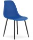 Krzesło WAT niebieskie / nogi czarne x 1 1