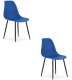 Krzesło WAT niebieskie / nogi czarne x 2 1