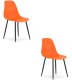Krzesło WAT pomarańcz / nogi czarne x 2 1
