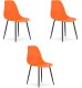 Krzesło WAT pomarańcz / nogi czarne x 3 1