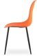 Krzesło WAT pomarańcz / nogi czarne x 3 4