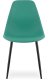 Krzesło WAT zielone / nogi czarne x 2 7